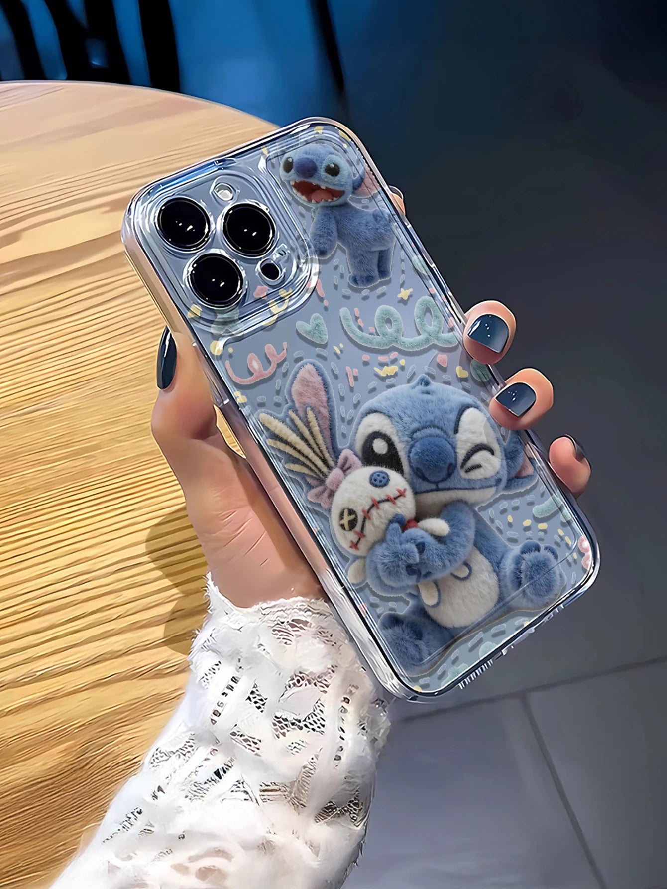 Disney phone case Stitch Toothed Phone Case For iPhone 11 12 13 14 15 16 17 Air Pro Max Plus Shockproof Cover